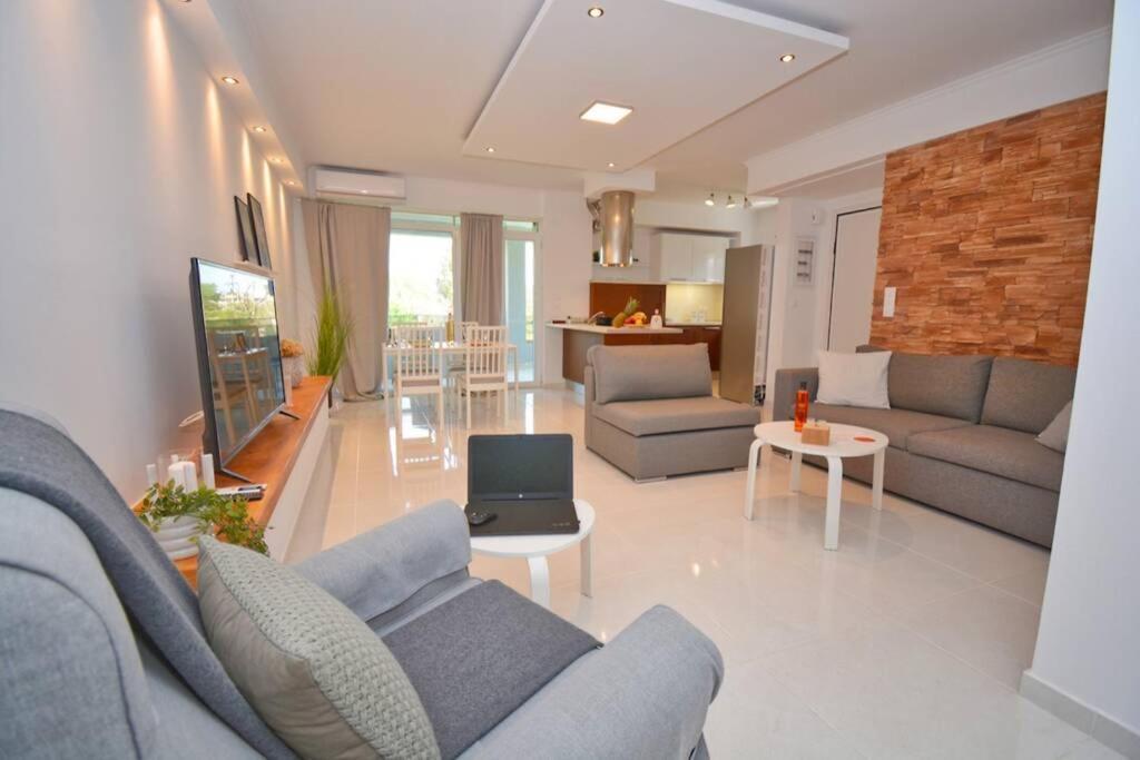 Potamos Deluxe White Apartment Eksteriør billede