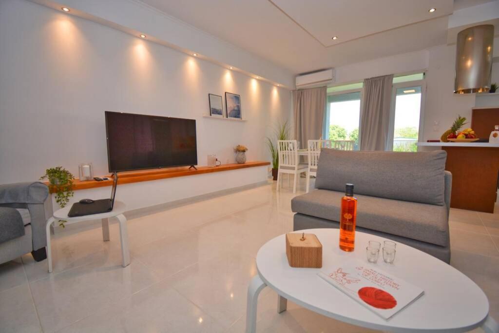 Potamos Deluxe White Apartment Eksteriør billede